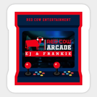 Red Cow Arcade Sticker